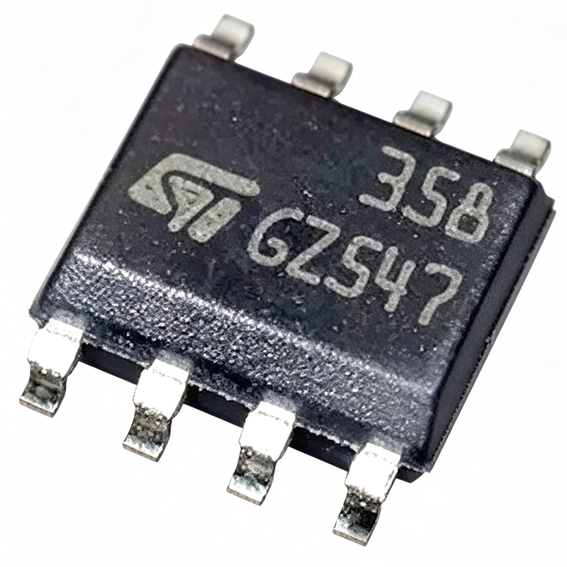 LM358DT - Dual Low Power Op Amp | STMicroelectronics | SOIC-8